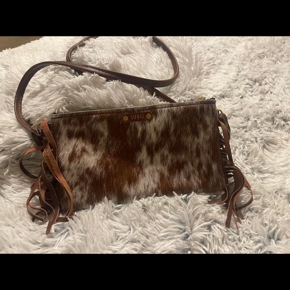 Small Handmade Crossbody Purse with Tassels - Picture 1 of 1